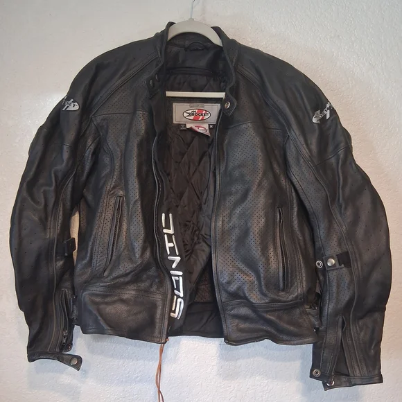 Black Leather Jacket by Joe Rocket - Picture 1 of 3